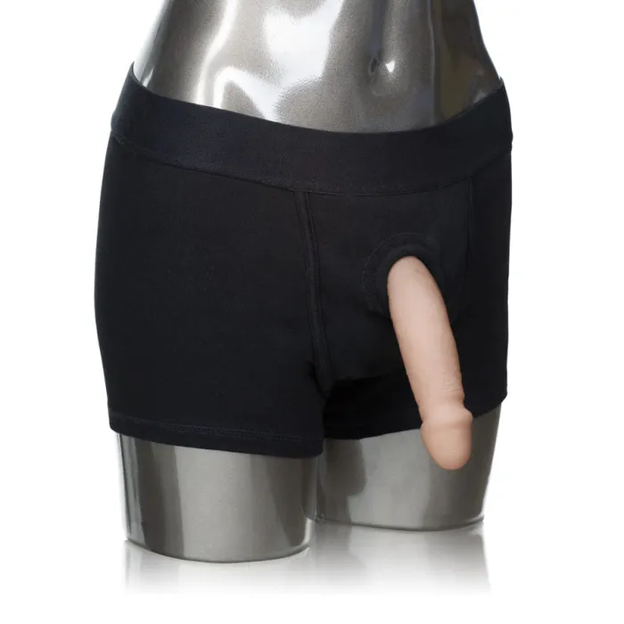 Female Sex Toys | CalExotics Packer Gear Black Boxer Brief Harness 2xl/3xl