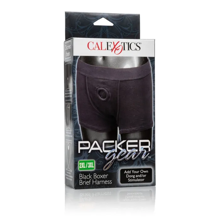 Female Sex Toys | CalExotics Packer Gear Black Boxer Brief Harness 2xl/3xl