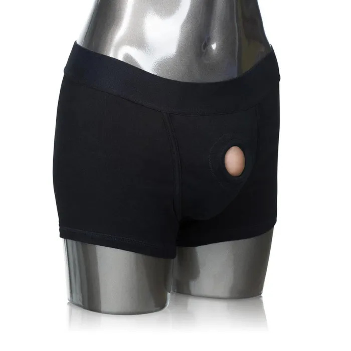 Female Sex Toys | CalExotics Packer Gear Black Boxer Brief Harness 2xl/3xl