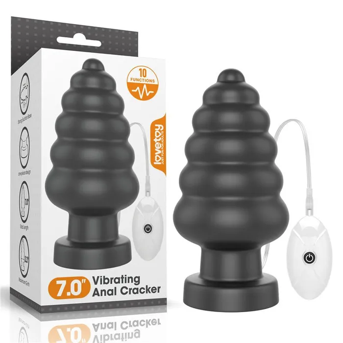 Lovetoy Anal King Sized 7 Vibrating Anal Cracker 178 cm XL Vibrating Butt Plug Lovetoy Anal King Sized 7 Vibrating Anal Cracker 178 cm XL Vibrating Butt Plug