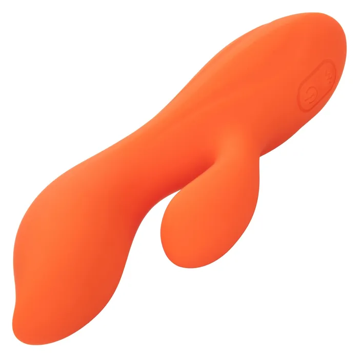 CalExotics Stella Liquid Silicone Dual Teaser Orange Female Sex Toys