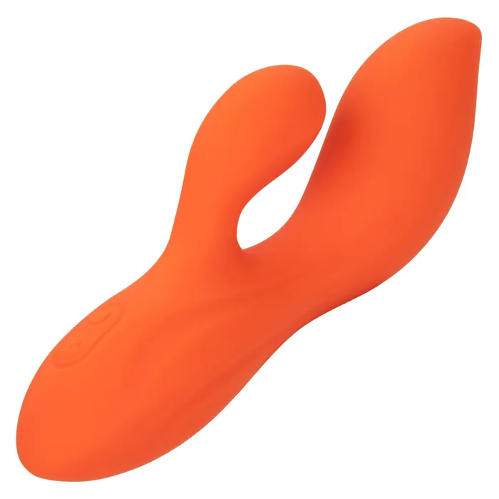 CalExotics Stella Liquid Silicone Dual Teaser Orange Female Sex Toys