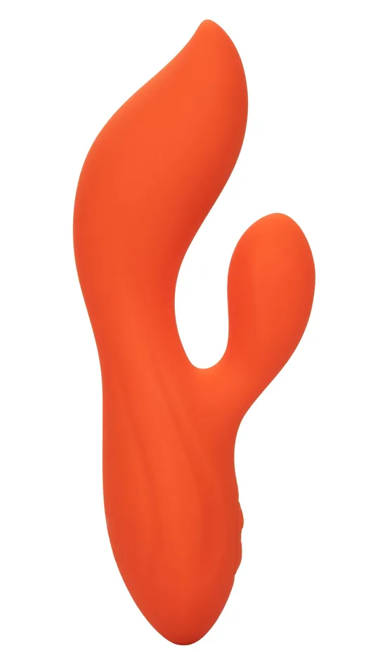 CalExotics Stella Liquid Silicone Dual Teaser Orange Female Sex Toys