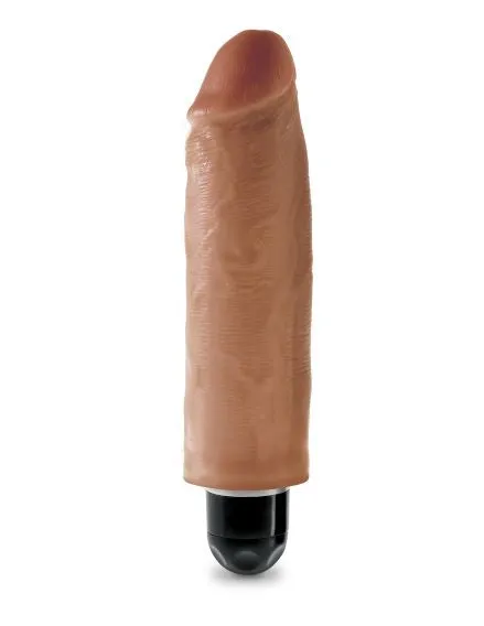 Dildos Pipedream Products King Cock 6 Vibrating Stiffy Tan 