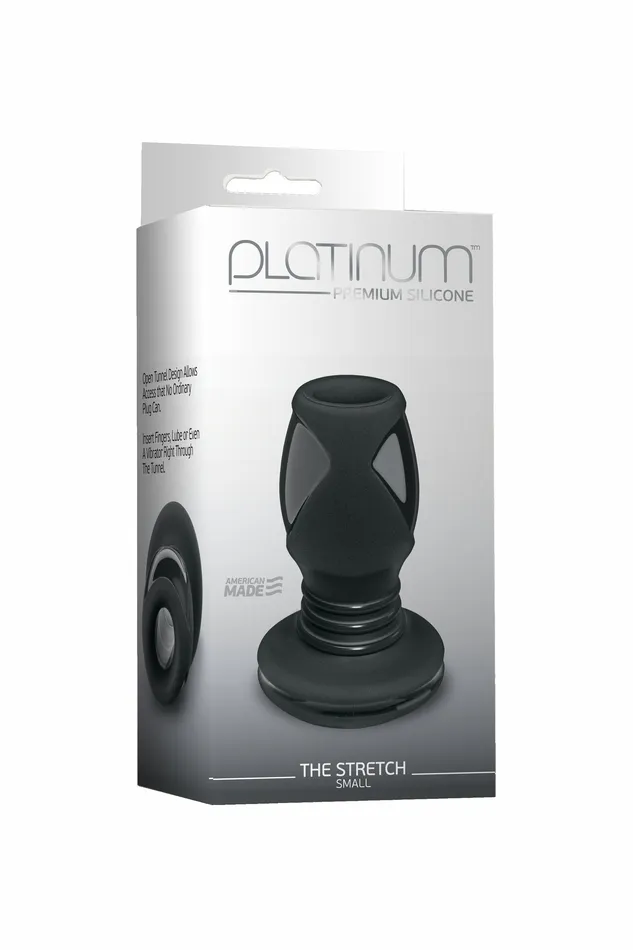 Doc Johnson Novelties Anal Platinum Premium Silicone Stretch Black Small