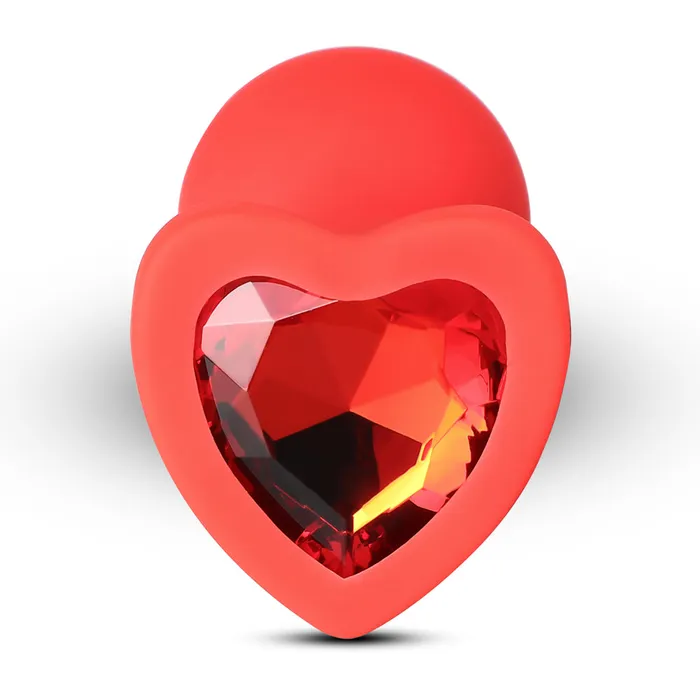 Pleasuremalta Male Sex Toys Heart Shape Diamond Small Size Anal Plug