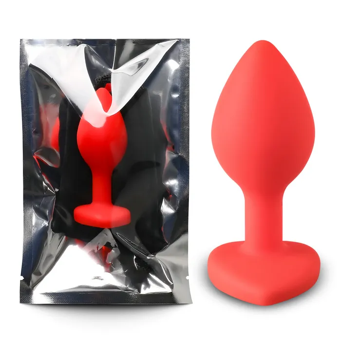 Pleasuremalta Male Sex Toys Heart Shape Diamond Small Size Anal Plug