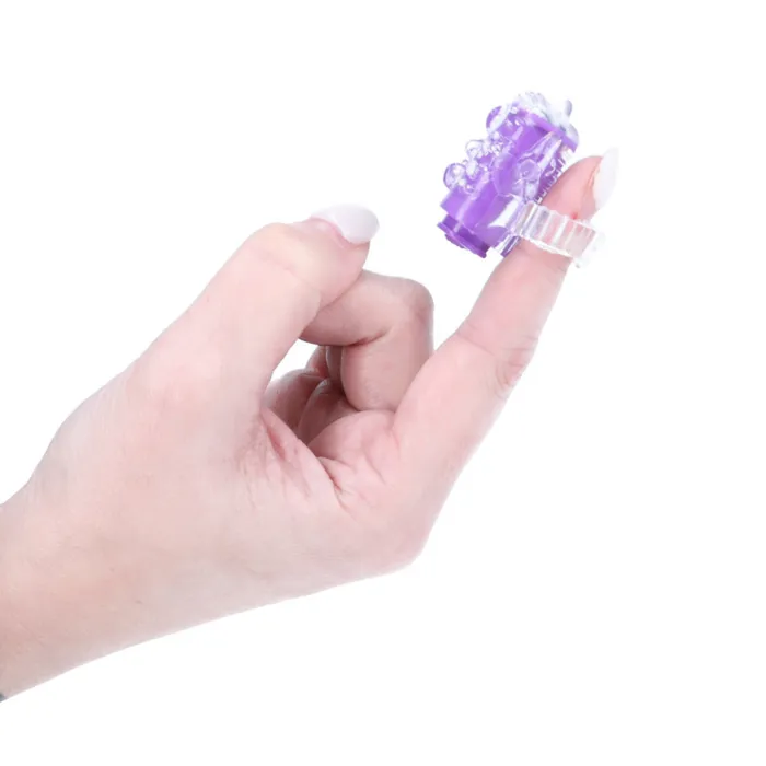 Vibrators Pink BOB Textured Finger Vibe